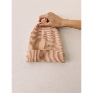 Forever 21 pink knit beanie
